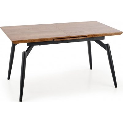 Mishi spisebord 140-180 cm - Eik/sort