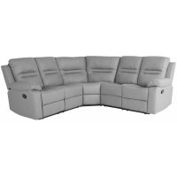 Mozart hjørnesofa (recliner) - Grå (PU) Mozart hjørnesofa (recliner) - Grå (PU)