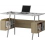 Iommi skrivebord 120x60 cm - Hvit/eik