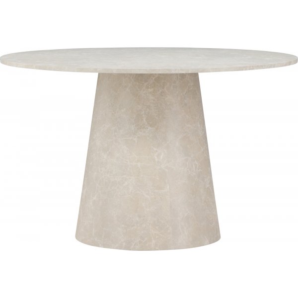 Spisebord Lanzo 120 cm marmorbeige