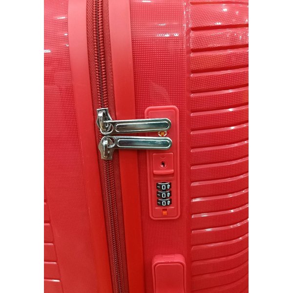 Koffertsett med 3 stk. med kombinasjonsls