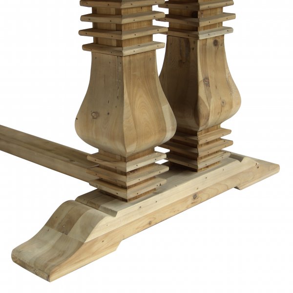 Rune spisebord 240 cm - Resirkulert furu