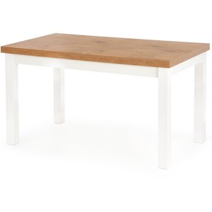 Marit spisebord uttrekkbart 140-220 cm - Hvit/eik