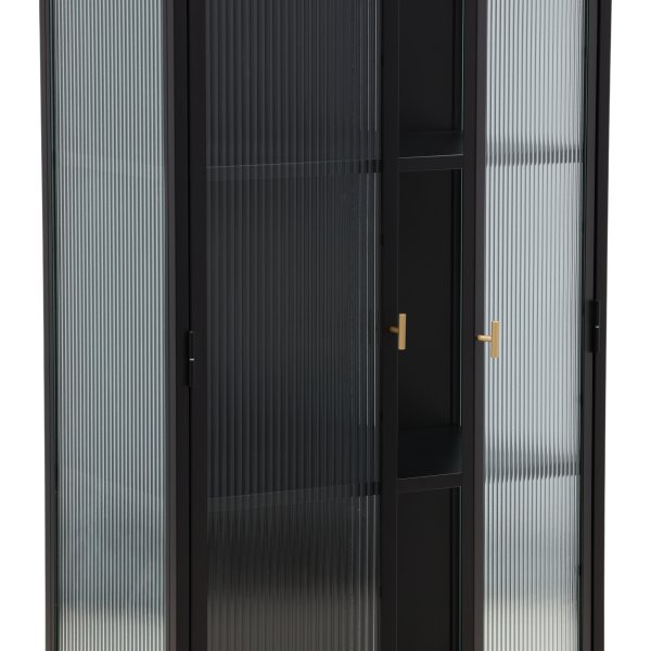 Torso glass skap - Sort Torso glass skap - Sort