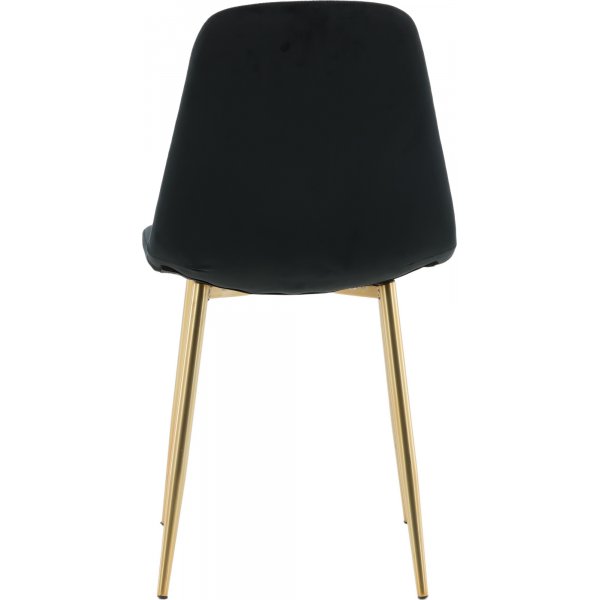 Bridge spisestol - Svart/messing Bridge spisestol - Svart/messing