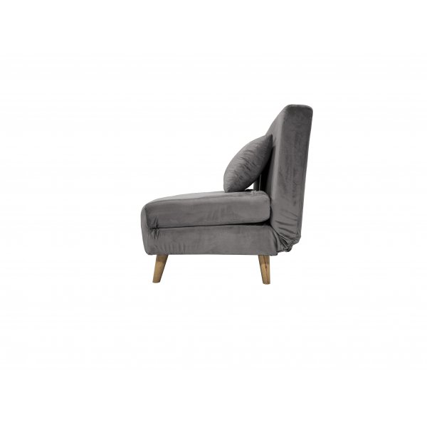 Sovesofa Helsingborg - Lys grå fløyel | 193 cm Sovesofa Helsingborg - Lys grå fløyel | 193 cm