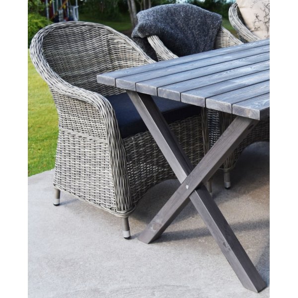 Scottsdale spisebord 150 cm - Shabby Chic + Tekstilrens for møbler Scottsdale spisebord 150 cm - Shabby Chic + Tekstilrens for møbler