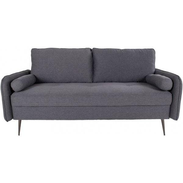 Imola 2,5-seters sofa - Gr/svart