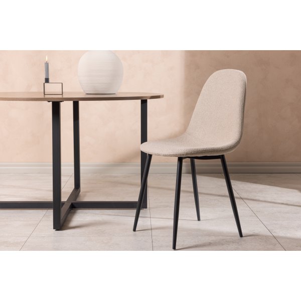 Bridge spisestol - Beige boucle Bridge spisestol - Beige boucle