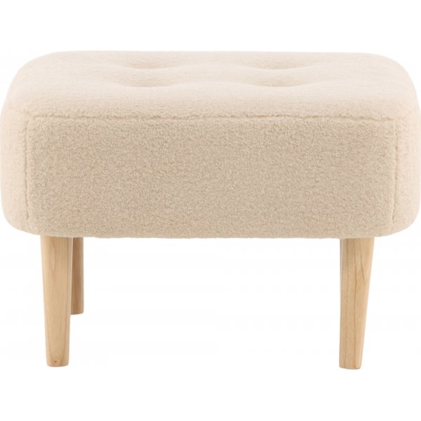 Salina puff - Hvit fleece