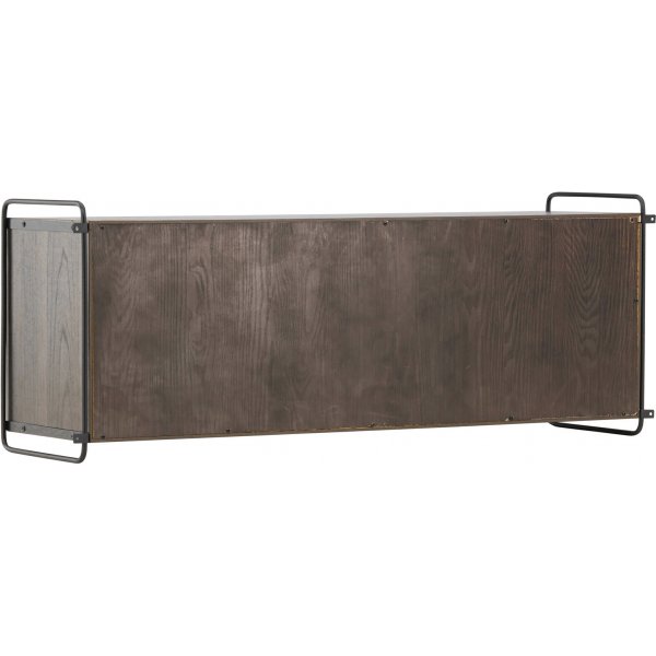 Paris veggskap 48 x 122 cm - Sort/Mocca Paris veggskap 48 x 122 cm - Sort/Mocca