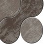 Dots baderomsmatte - Brun