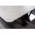 Canyon spisebord, 160-220 cm - Hvit/svart
