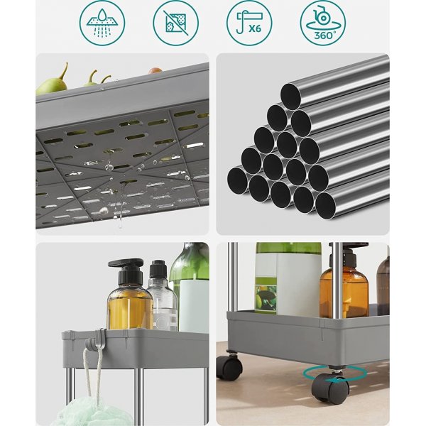 Criollo kjøkkenhylle 60 cm - Grå Criollo kjøkkenhylle 60 cm - Grå