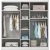 Inci garderobe 175 x 50 x 210 cm - Hvit