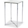 Palasso lampebord - Krom / Lys marmorering
