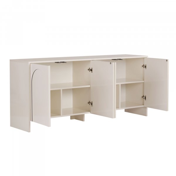 Skjenk Arina 180 cm - Kremfarget