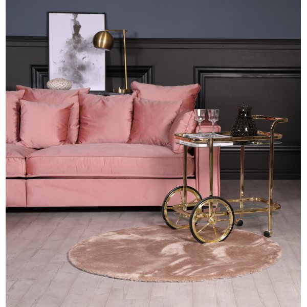 Rochester - Serveringsvogn (Messing) + Flekkfjerner for møbler Rochester - Serveringsvogn (Messing) + Flekkfjerner for møbler