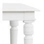 Paris spisegruppe 180 cm bord hvit+ 6 st hvite Gaston spisestoler