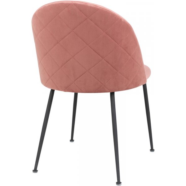 Spisestol i Genève - rosa/svart Spisestol i Genève - rosa/svart