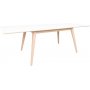 Kbenhavn Spisebord - Hvit/Natur - 150/230x95