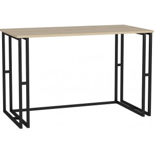 Kane skrivebord 120 x 60 cm - Sort/eik