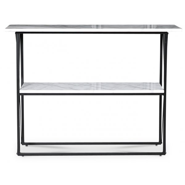 Paladium konsollbord - Svart / Ekte lys marmor Paladium konsollbord - Svart / Ekte lys marmor