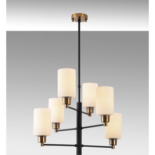 Arve taklampe 10175 - Sort/antikk/hvit Arve taklampe 10175 - Sort/antikk/hvit