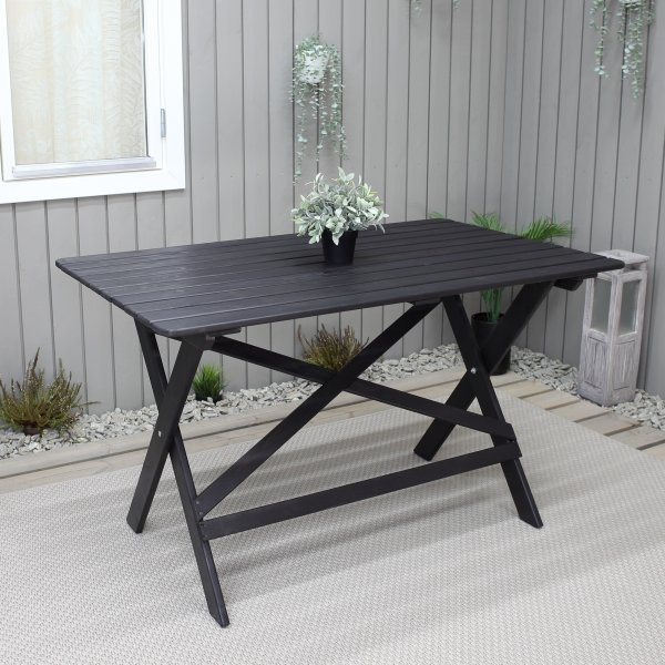 Haväng spisegruppe (sofa med 2 stoler og bord) - Sort Haväng spisegruppe (sofa med 2 stoler og bord) - Sort