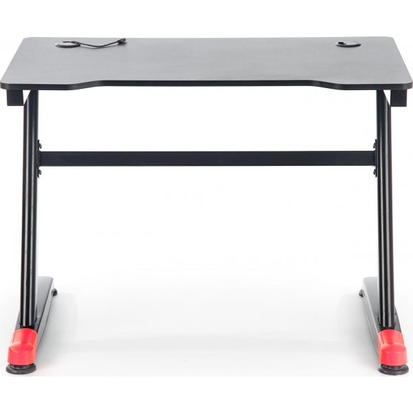 Skrivebord Astal med LED-belysning - Sort & rød Skrivebord Astal med LED-belysning - Sort & rød