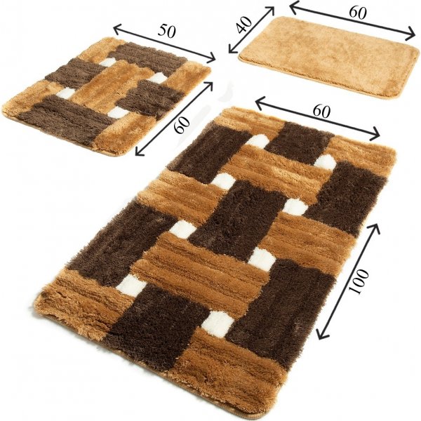 Piazza baderomsteppe - Grå Piazza baderomsteppe - Grå