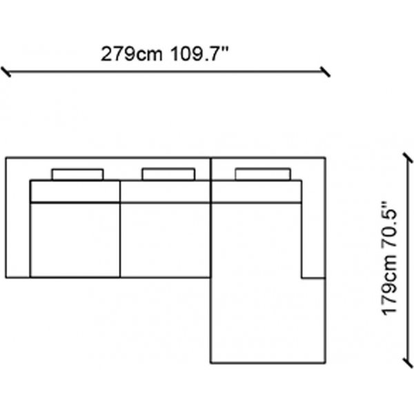 Neplus divansofa - Gr