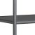 Seaford bokhylle 77x185 cm - Ask/svart