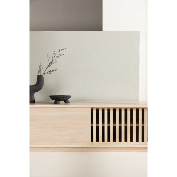 Lugo TV-stativ - Hvitvasket