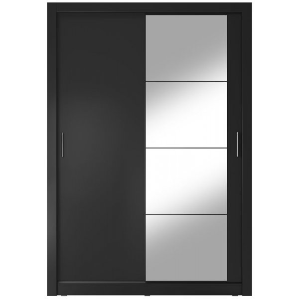 Mervyn garderobe 150 - Svart Mervyn garderobe 150 - Svart