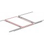 Mens uttrekkbar rundt spisebord 100x168 x 100 cm - Hvit marmorlaminat Mens uttrekkbar rundt spisebord 100x168 x 100 cm - Hvit marmorlaminat
