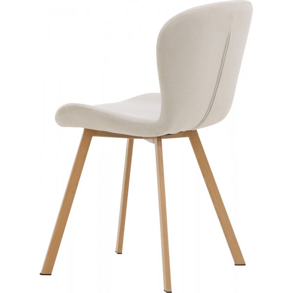 Lija spisestol - Beige/eik Lija spisestol - Beige/eik