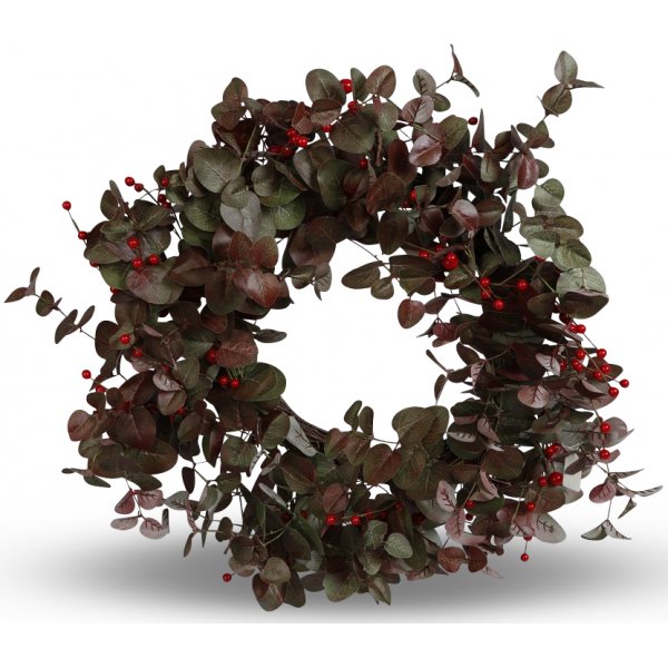 Kunstig plante - Krans med rognebr D60 cm