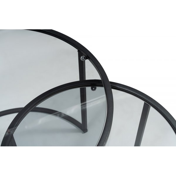 Tokyo salongbordsett Ø42/60 cm - Sort Tokyo salongbordsett Ø42/60 cm - Sort