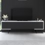 Force TV-stativ - Svart/hvit