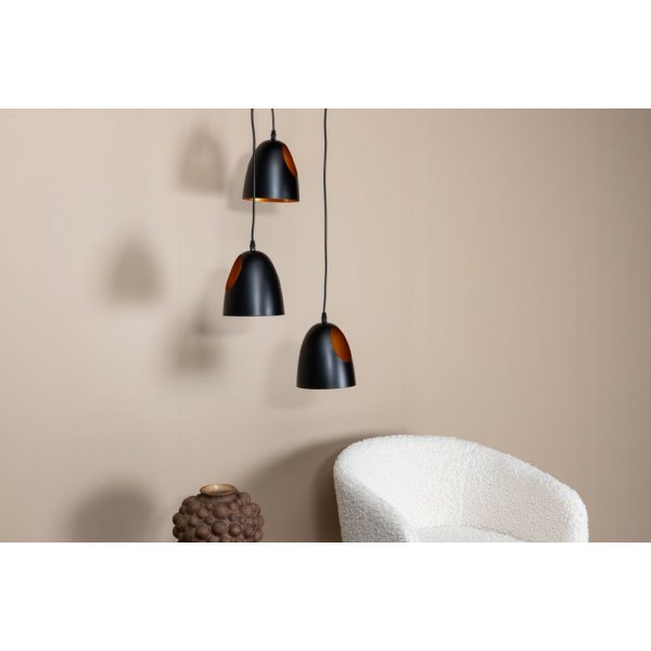 Karby taklampe - Svart/kobber Karby taklampe - Svart/kobber
