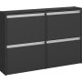 Skyline skoskap 102,5 x 18 x 70,5 cm - Sort