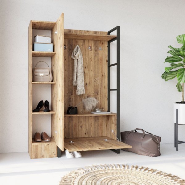 Metal gangmøbel 16 - Furu Metal gangmøbel 16 - Furu