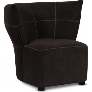 Lenestol Mullsjö - Mørkebrun + Møbelføtter Lenestol Mullsjö - Mørkebrun + Møbelføtter