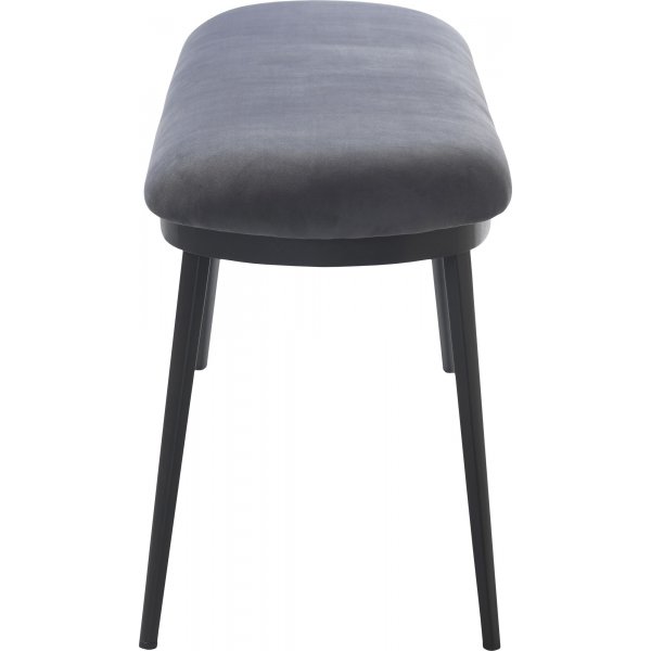 Billy Bench i grå fløyel Billy Bench i grå fløyel