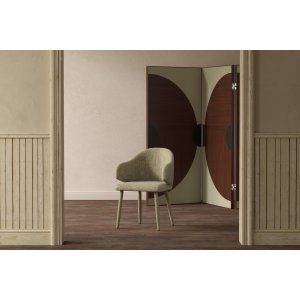 Spisestol Evelin i beige fl�yel