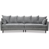 Gotland 4-seter buet sofa 301 cm - Oxford mørkegrå Gotland 4-seter buet sofa 301 cm - Oxford mørkegrå