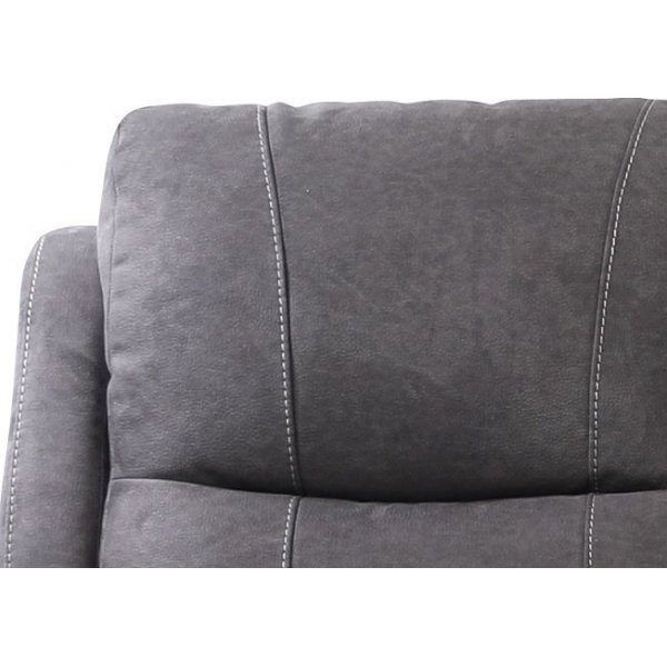 Enjoy recliner-hjørnesofa - 4-seter (el) i antrasitt mikrofiber (modell V) Enjoy recliner-hjørnesofa - 4-seter (el) i antrasitt mikrofiber (modell V)