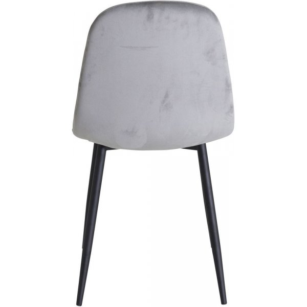 Spisestol Lara - Svart / Lysegr� Fl�yel