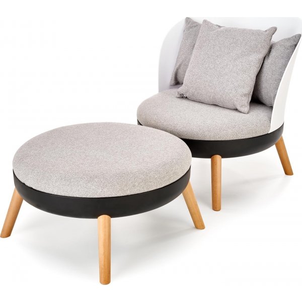 Hane lenestol - Grå Hane lenestol - Grå